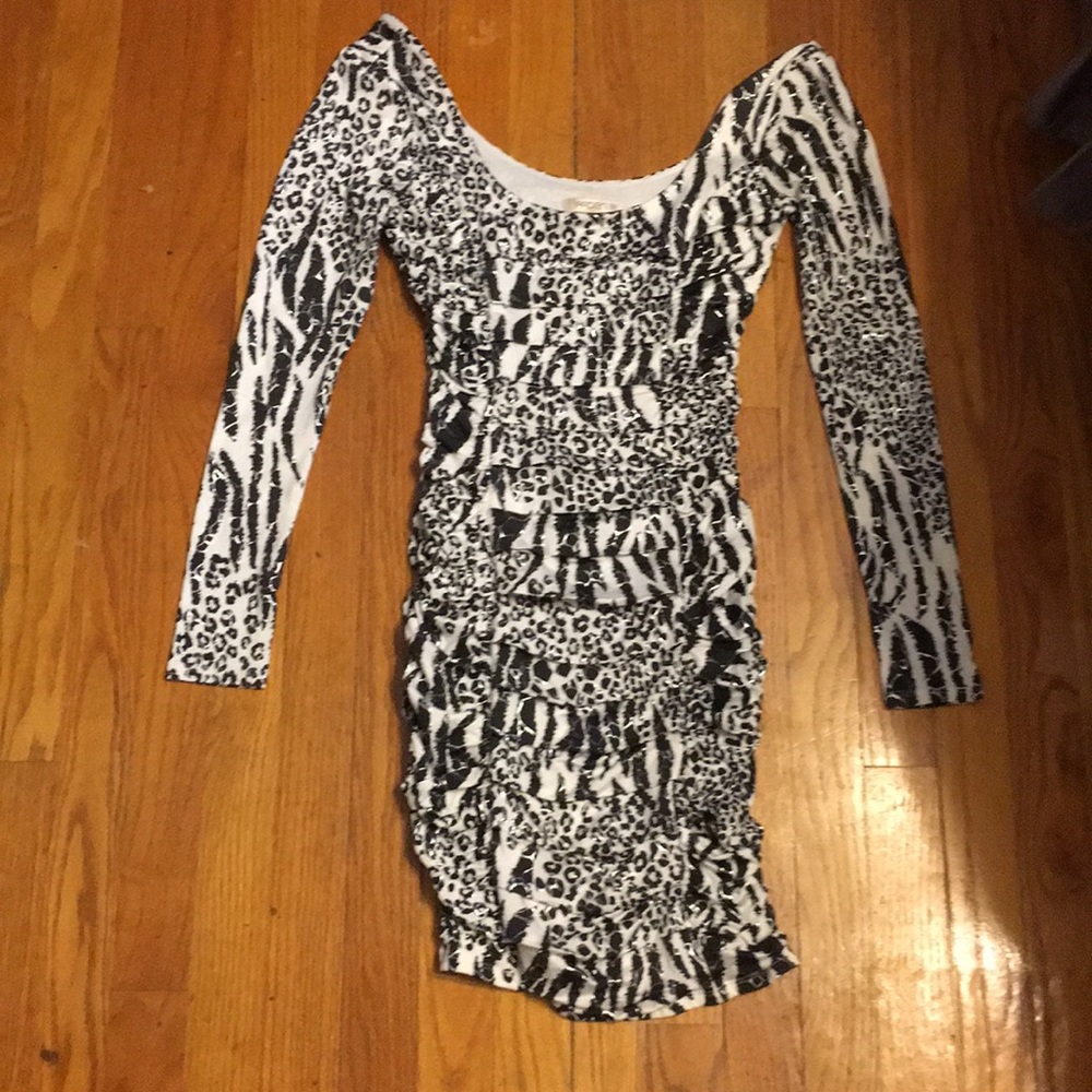 Arden B cheetah dress